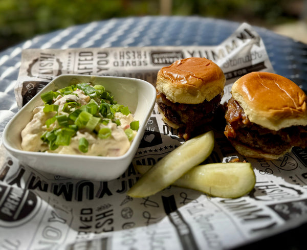 Tri-tip sliders at La Mesa Weekend Bistro