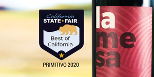 La Mesa Primitivo 2020 awarded 