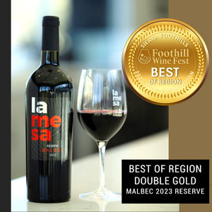 Malbec 2023 Reserve Best of Region Foothill Wine Competition