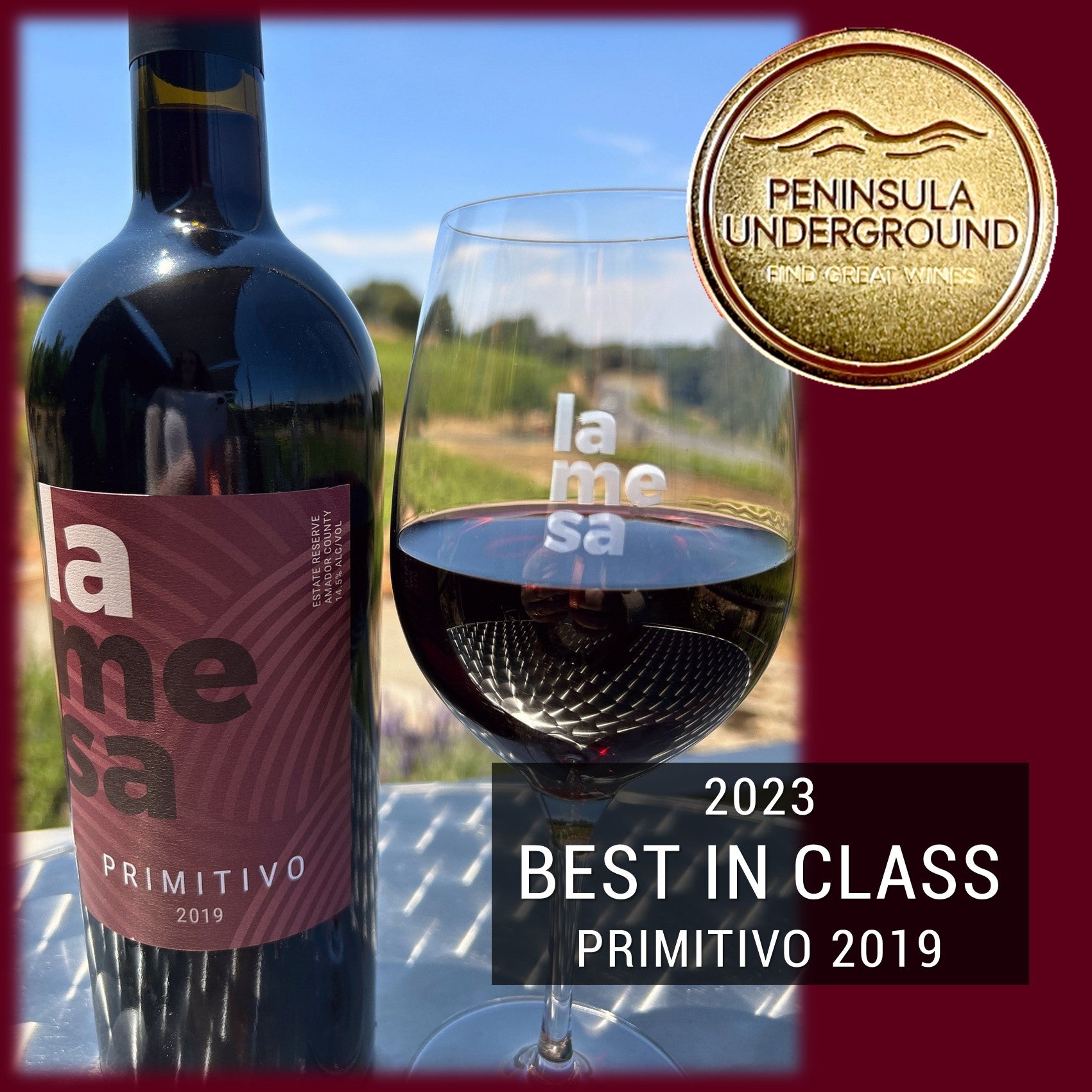 tenuta pedale primitivo merlot Amador Wines | Plymouth