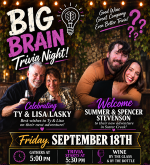 Promotional image for La Mesa Big Brain Trivia Night