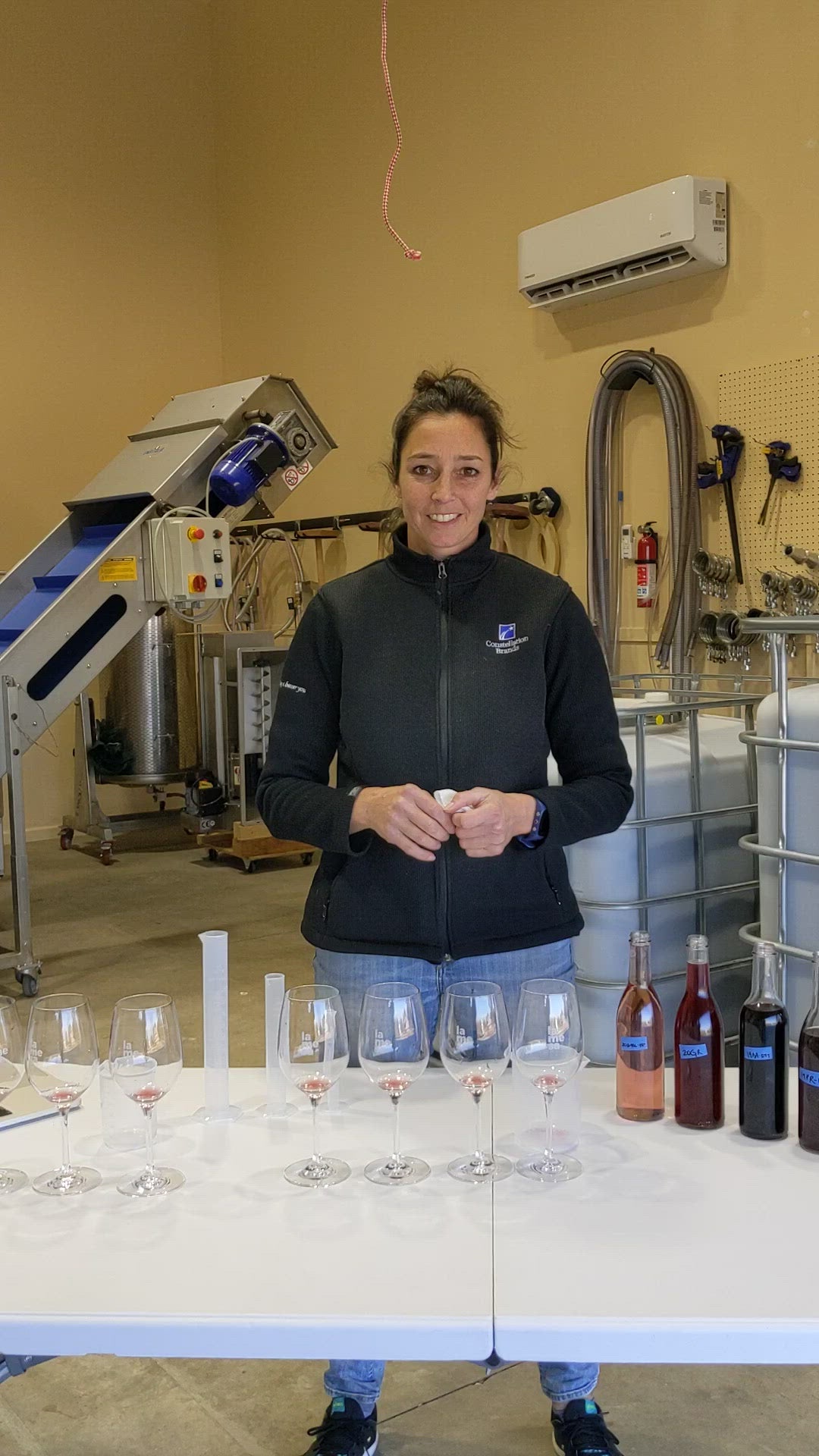 Antonia de Heinrich explains how the Primabera blending trial is done.